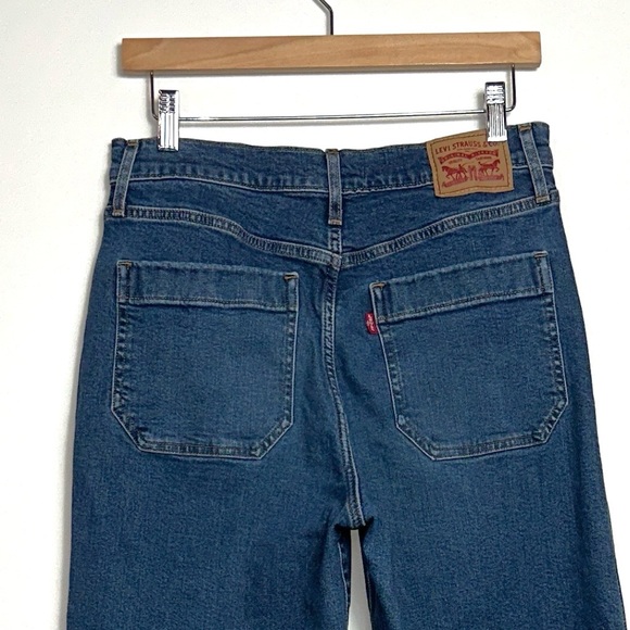 LEVI’S Mile High Wide Leg Jeans Dark Wash - Picture 7 of 11